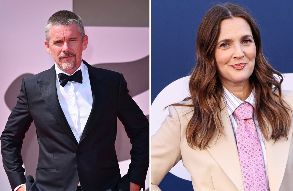Ethan Hawke war in Drew Barrymores Talkshow zu Gast.