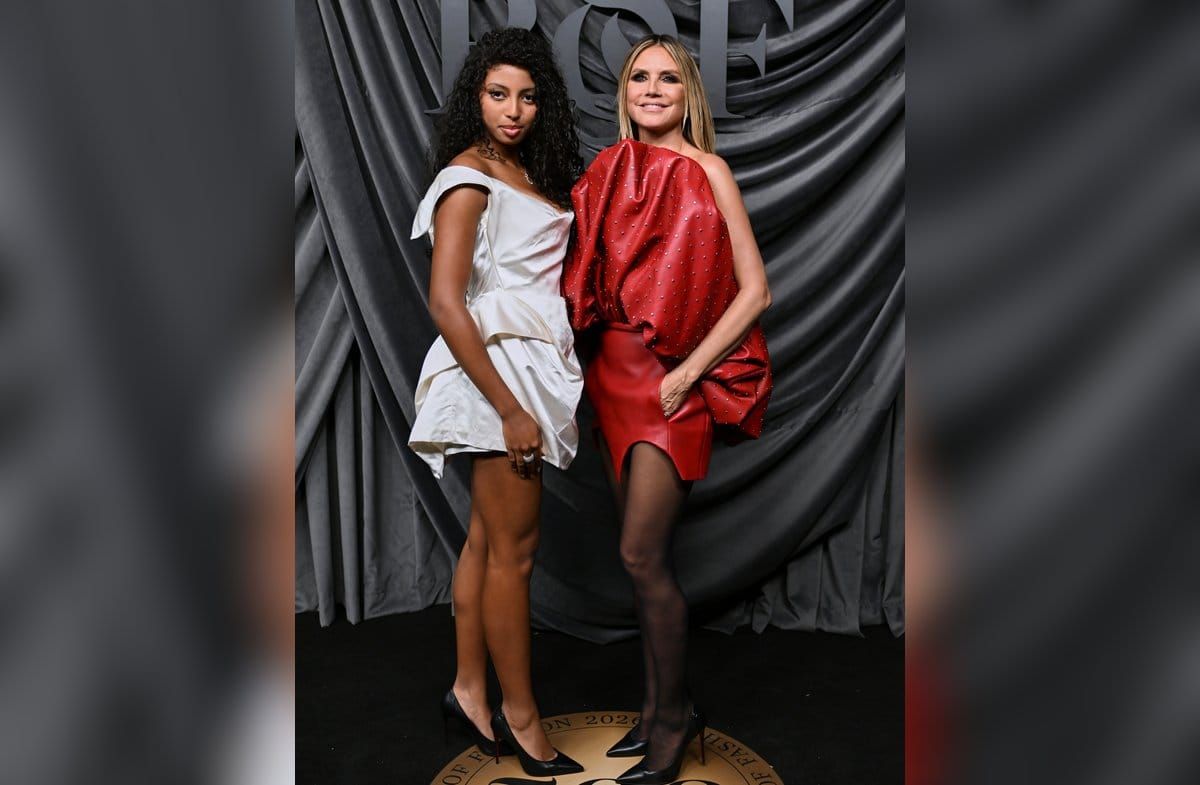 Heidi Klum und Tochter Lou in Paris.