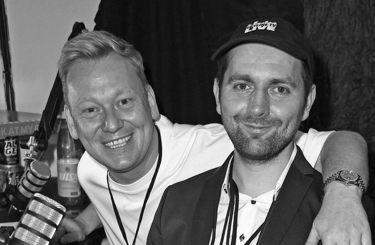 Jens Knossalla (l.) und Adam Wolke im Jahr 2024.