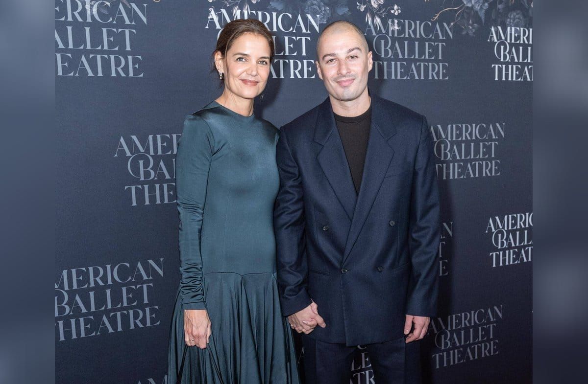 Katie Holmes und Jason Bard Yarmosky am Donnerstag in New York.