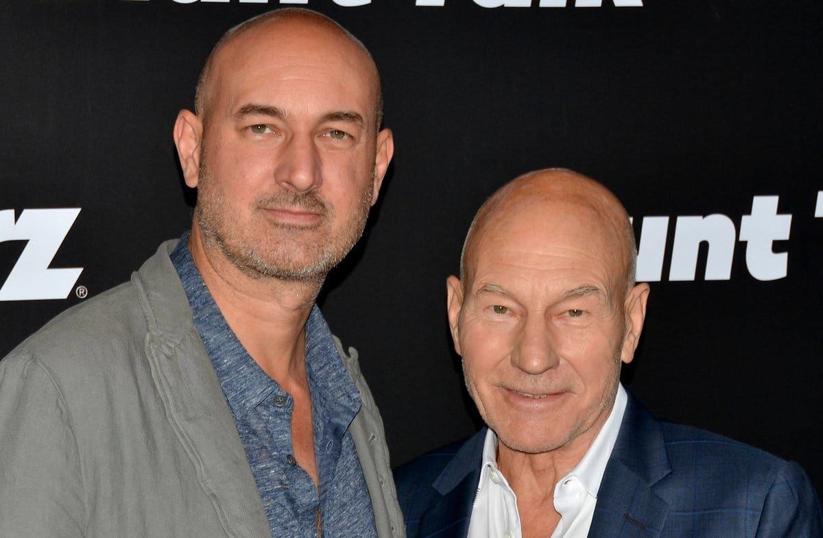 Daniel (l.) und Patrick Stewart im Jahr 2015 in Los Angeles.
