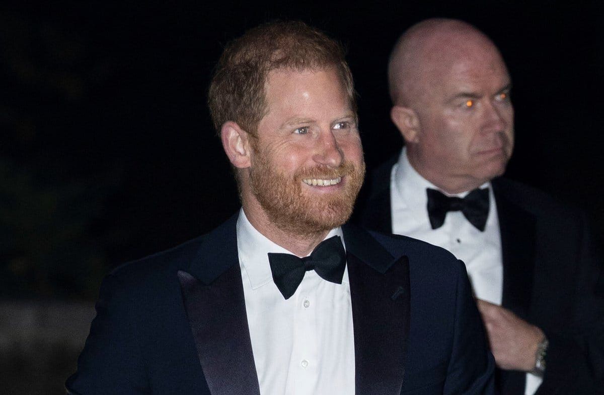 Prinz Harry bei seiner Ankunft zu einer Gala am Donnerstagabend in London.