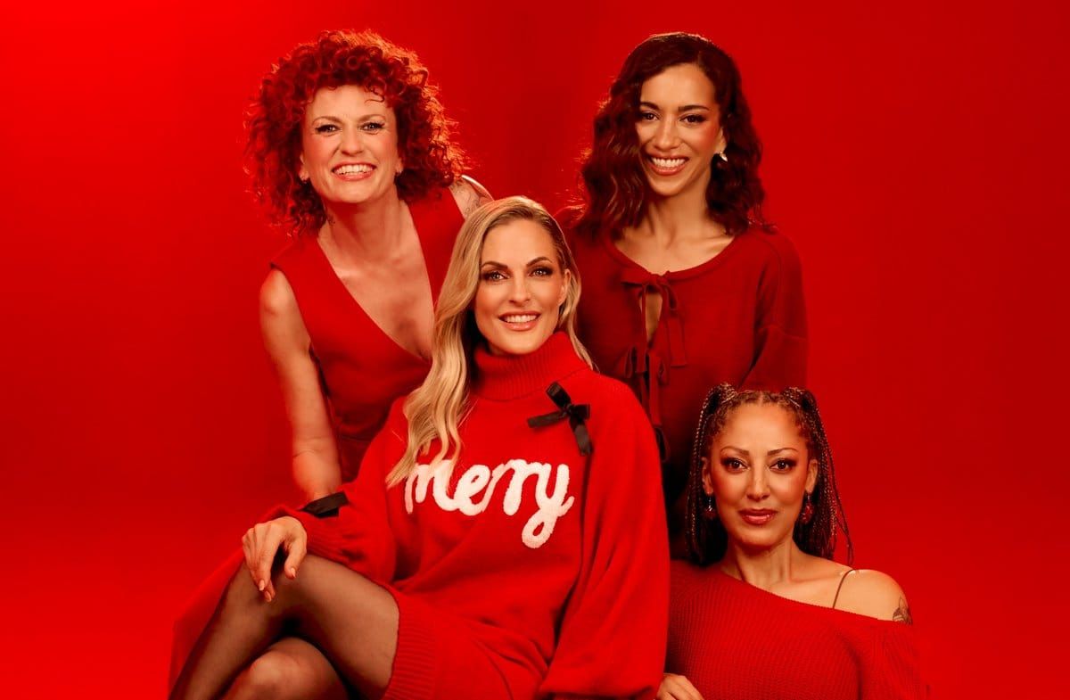Lucy Diakovska (v.l.), Sandy Mölling, Nadja Benaissa und Jessica Wahls geben am 18. Dezember 2026 ein Weihnachtskonzert in B…