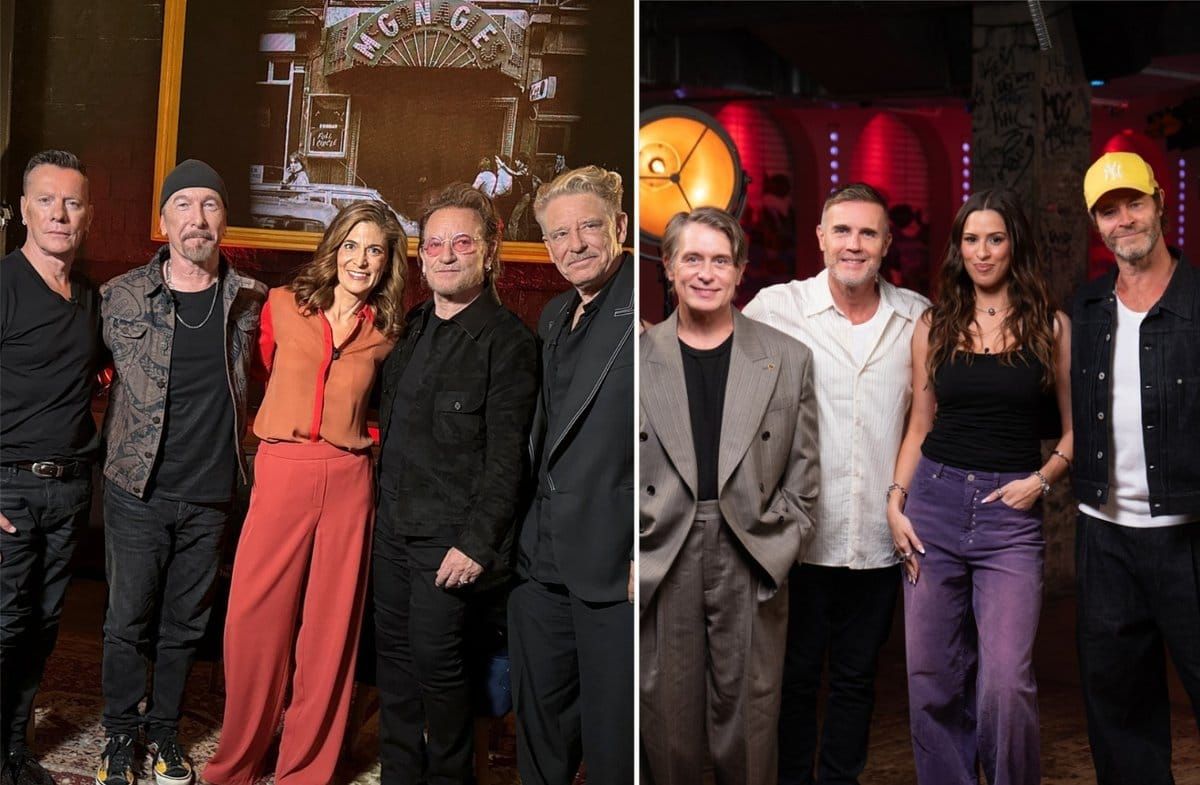 U2 und Take That berichten über Krisen und Zusammenhalt.