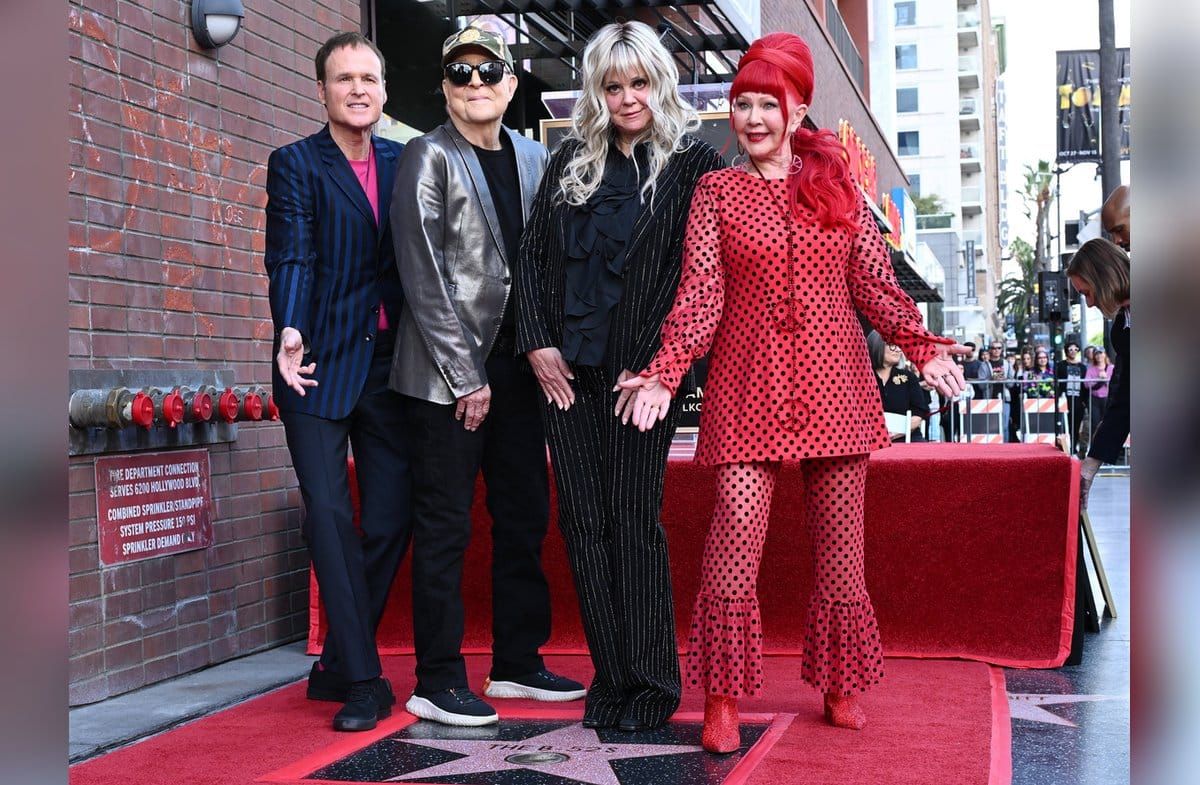 Die Kultband The B-52s hat nun ihren eigenen Stern auf dem Walk of Fame.