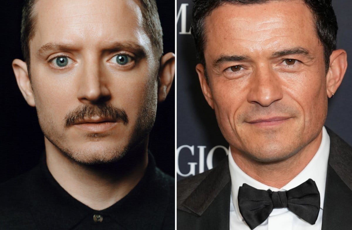 Elijah Wood (l.) und Orlando Bloom werden Teil der Netflix-Serie "The Gentlemen".