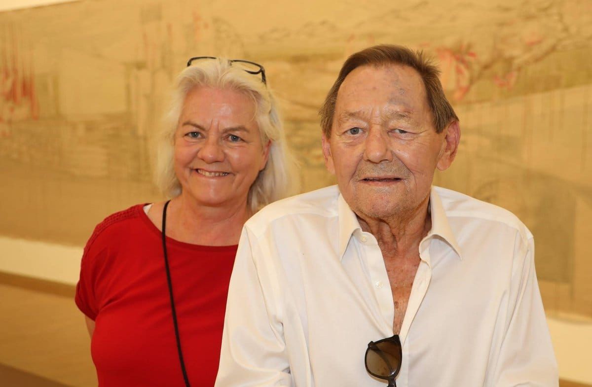 Wolfgang Ambros gemeinsam mit Ehefrau Uta.