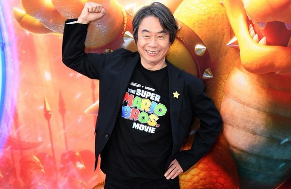 Shigeru Miyamoto - The Super Mario Bros screening LA 2023  - getty