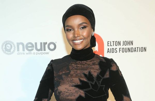 Halima Aden - Feb 2020 - Elton John AIDS Foundation Academy Awards - Famous