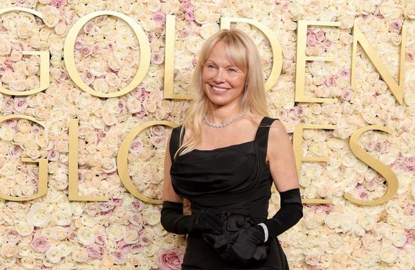 Pamela Anderson - Golden Globes 2025 - Getty