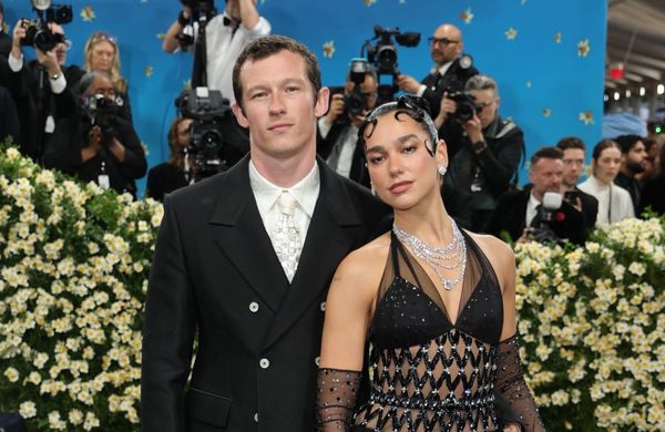 Callum Turner and Dua Lipa at Met Gala 2025 May in NY - Getty