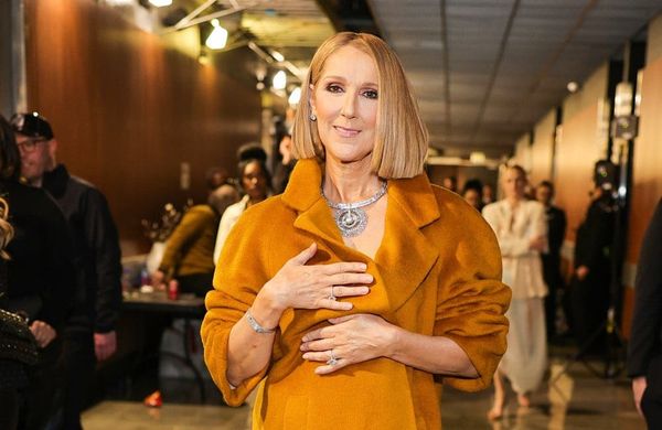 Celine Dion at the Grammy awards February 2024 Getty