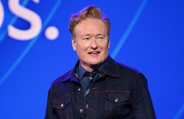 Conan O'Brien at Warner Bros Discovery Upfront - Getty - May 2024