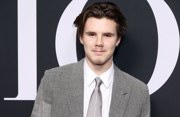 Cruz Beckham attends the Dior Homme Menswear show Paris Jan 2023 - Getty