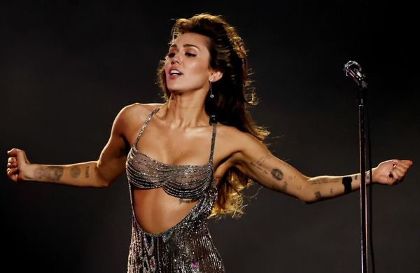 Miley Cyrus performs onstage during the 66th GRAMMY Awards LA Feb 2024 - Getty