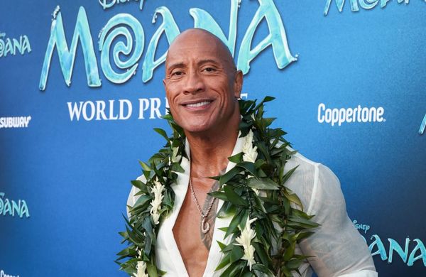Dwayne Johnson attends the Moana (live action) World Premiere - Getty