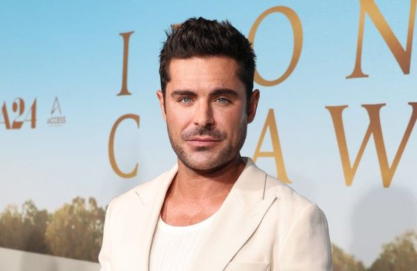 Zac Efron at The Iron Claw premiere in Dallas