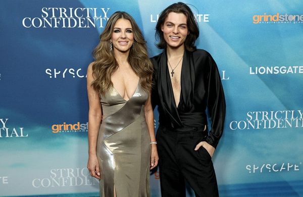 Elizabeth Hurley and Damian Hurley - Strictly Confidential" Special Screening - Getty