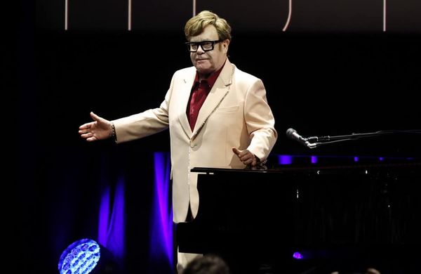 Elton John at Never Too Late screening at New York Film Festival - Getty - October 2024