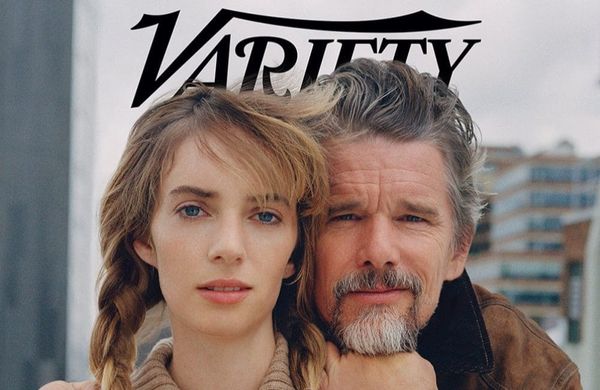Ethan and Maya Hawke - Variety