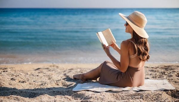 Strandurlaub mit einem guten Buch - das sieht sehr erholsam aus. Foto: Ocean23