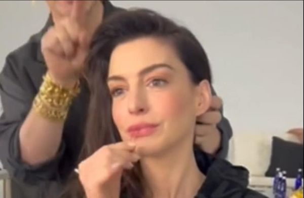 Anne Hathaway LipTok video 2024 - TikTok