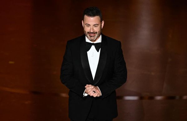 Jimmy Kimmel speaks onstage during the 96th Annual Oscars March 2024 LA - Getty