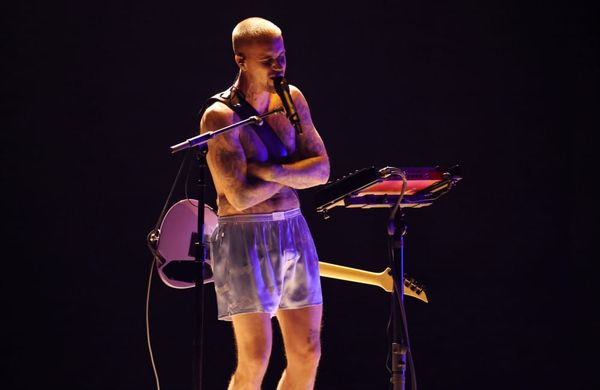 Justin Bieber performs onstage during the 68th Grammy Awards 2026 - Getty