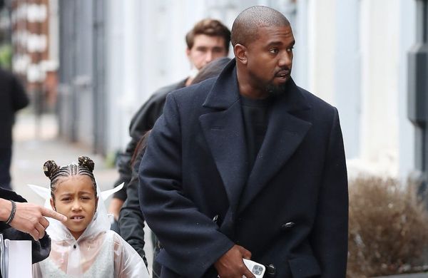 North West and Kanye West - London 2020 - Getty