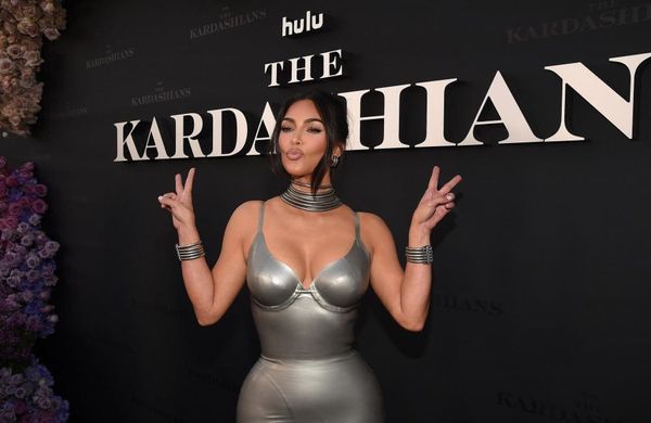 Kim Kardashian - Los Angeles premiere of The Kardashians 2022 - Hulu Press