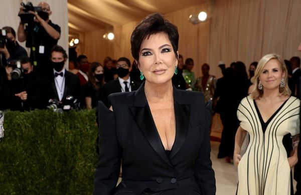 Kris Jenner at the Met Gala September 2021 Getty