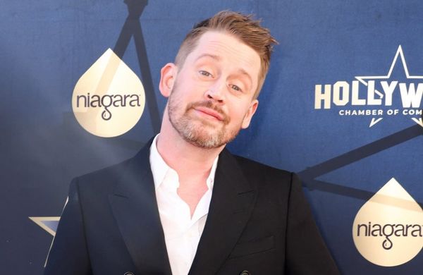 Macaulay Culkin at Hollywood Walk of Fame star ceremony in Los Angeles - Getty - December 2024