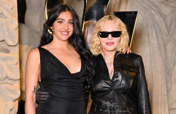 Madonna and Lourdes Leon AKA Lola at Paris Fashion Week - Getty - September 2025
