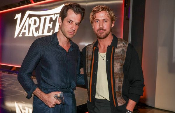Mark Ronson and Ryan Gosling at Variety Hitmakers event for Sony Audio - Getty - December 2023