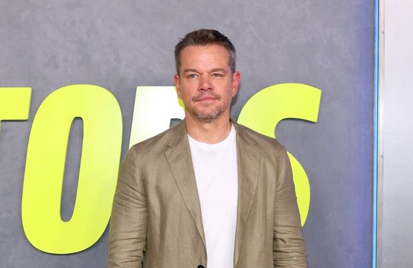 Matt Damon - premiere of "The Instigators - Apple TV - Getty
