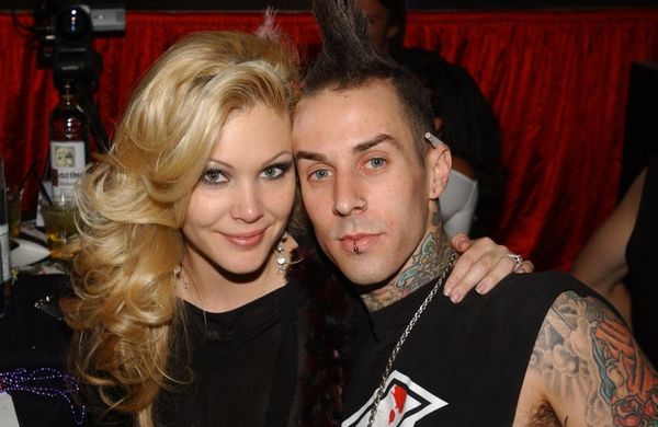 Shanna Moakler and Travis Barker - Beachers Comedy Madhouse 2004 - Getty