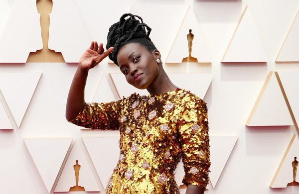 Lupita Nyong'o attends the 94th Annual Academy Awards - Getty