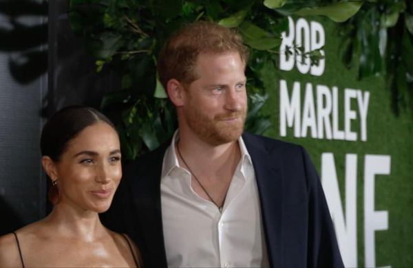 Prince Harry and Meghan at Bob Marley One Love premiere in Jamaica - EPK and Paramount