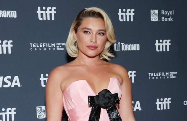 Florence Pugh at We Live In Time premiere at Toronto International Film Festival - Getty - Sept 2024