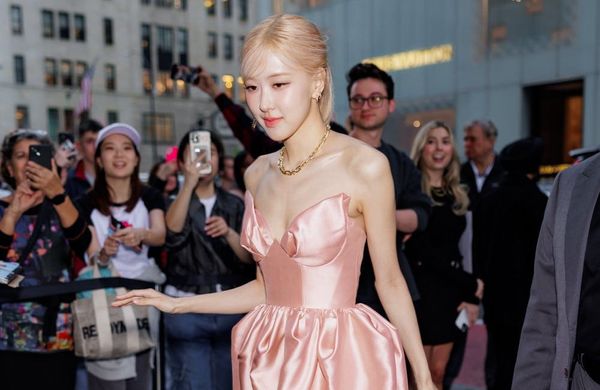 Rose of Blackpink attends launch of Tiffany Titan by Pharrell Williams 2024 - Getty
