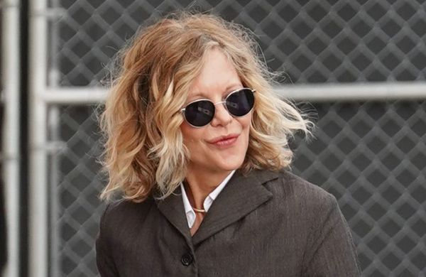Meg Ryan arrives at Jimmy Kimmel Live in Los Angeles - Getty - October 2023
