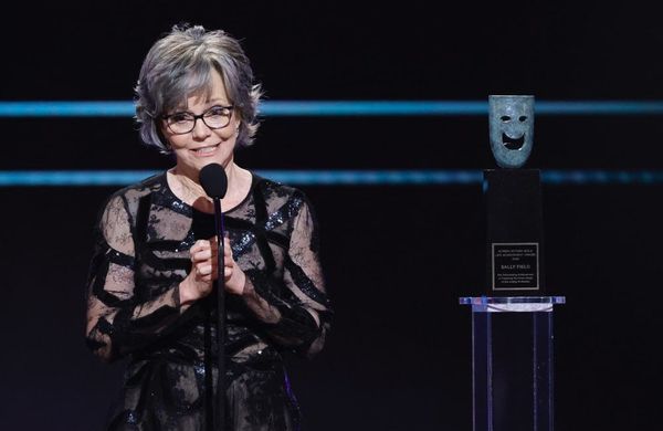 Sally Field accepts the SAG Life Achievement Award - Getty