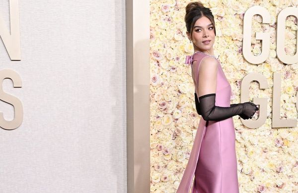 Hailee Steinfeld at 81st Annual Golden Globe Awards Jan 2024 - Getty