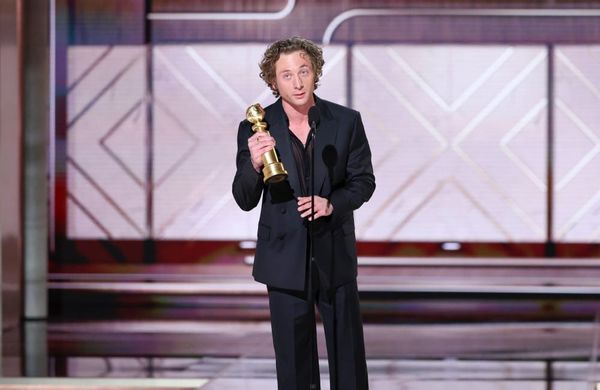 Jeremy Allen White at 81st Annual Golden Globe Awards Jan 2024 - Getty