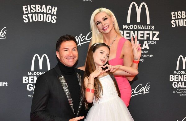 Daniela Katzenberger und Lucas Cordalis mit ihrer Tochter Sophia.
