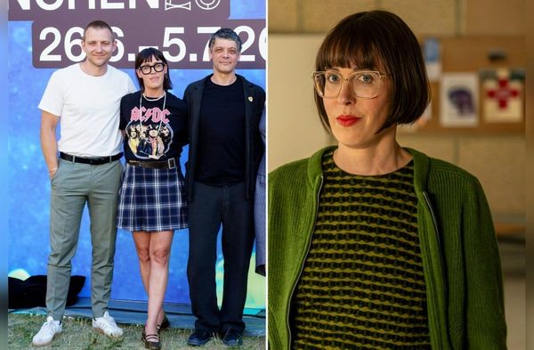 Eva Karl Faltermeier in "München Mord" (r.) und bei der Premiere des neuen Münchner "Tatort"-Teams im Rahmen des Filmfests M…