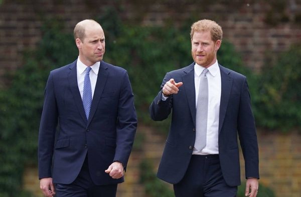 Prinz William und Prinz Harry im Jahr 2021.