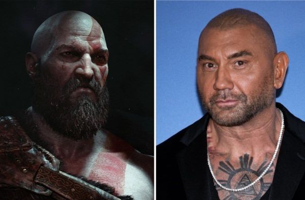 Nur der Bart und die Kriegsbemalung fehlen: Optisch gleicht Dave Bautista der Videospielfigur bereits sehr.