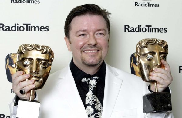 Ricky Gervais At The British Academy Television Awards - Getty