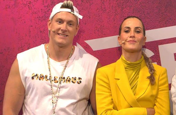 Charlotte Engelhardt und Calvin Kleinen haben sich geküsst - das verrät die Moderatorin bei "Grill den Henssler".